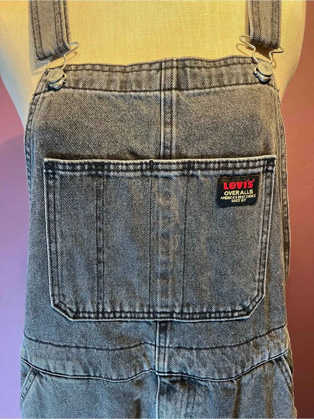 🩶Levi's Premium Workwear Overalls in Faded Gray/Black • Unisex / Men’s